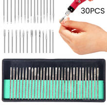 30pcs/set Diamond Nail Drill Milling Cutter Nail Drill Bit Cuticle Clean for Manicure Nail Files for Nail Drill Machine Cutters 2024 - buy cheap