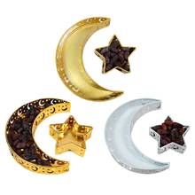 ИД Мубарак Луна Звезда сервировочный поднос посуда Десерт хранение еды Мусульманский Исламский H58C 2024 - купить недорого