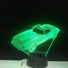 3D Colors Change Home Decor Light Fixture LED Car Shape Light USB Luminarias Vehicle Night Light Baby Sleep Drop Desk Lamp 1466 2024 - buy cheap