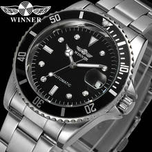 Relógio de pulso mecânico automático winner, relógio masculino de esporte militar de marca de luxo, presente 8066 2024 - compre barato