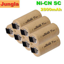 2-20pcs SC Nicd Batteries 1.2v 2800mah Sub C Ni-Cd Rechargeable Battery SC Batteria for Electric Screwdrivers Drills Power tools 2024 - buy cheap