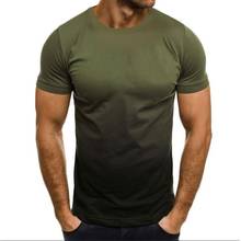 DINGSHITE New Men's Fashion 4 Color Plus Size Short Sleeve Round Neck T Shirt 2024 - buy cheap