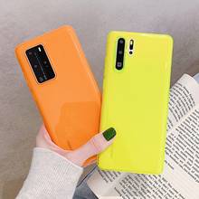 Capa de silicone macio claro fluorescente neon para xiaomi mi 8 9 lite cc9 9t 10 redmi k20 k30 nota 7 8 9 9s pro max 2024 - compre barato