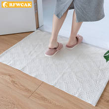 Nordic Soft White Wave Cotton Carpets For Living Room Bedroom Floor Door Mat Simple Home Carpet Area Rug Mats Tapete Para Sala 2024 - buy cheap