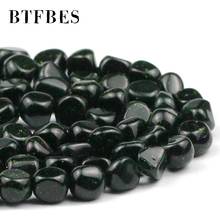 Pedra de areia verde natural irregular cascalho chips grânulos soltos atacado 4mm ~ 7mm diy colar pulseira jóias fazendo 2024 - compre barato