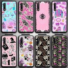 Чехол для телефона Girly Pastel Witch Goth Ouija для Huawei P20 P30 P40 lite E Pro Mate 30 20 Pro P Smart 2020 P10 2024 - купить недорого