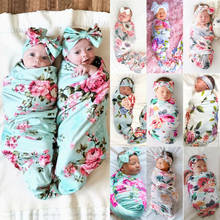 Manta envolvente Floral para recién nacido, saco de dormir, 2 uds., Reino Unido 2024 - compra barato