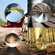 80mm Clear Glass Crystal Ball Healing Sphere Photography Props Gifts Artificial Crystal Decorative Balls For Home Room Wedding 2024 - compre barato