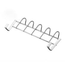 Coat Towel Hanger Bathroom Kitchen Rack Holder Shelf 5 Hooks Stock Over Door Home Offer Bathroom Cabinet Holder Organizer 2024 - buy cheap