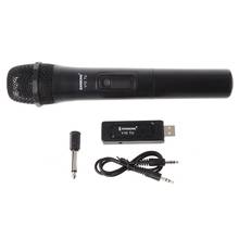 UHF USB 3.5mm 6.35mm Wireless Microphone Megaphone Handheld Mic with Receiver for Karaoke Speech Loudspeaker 2024 - buy cheap