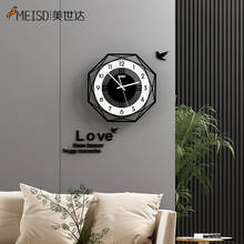 NEW Geometric Designer Wall Clock Modern Watch Wall Decor White Horloge Living Room Decoration Free Shipping 2024 - buy cheap
