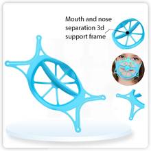 3D Mouth Mask Support Breathing Assist Help Mask Inner Cushion Bracket Food Grade Silicone Mask Holder Breathable Valve 2024 - buy cheap