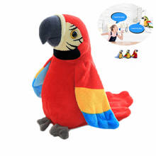 Record Soft Parrot Talking Developing Toys for Babies Educational Voice Changer Bird Children Battery Chirstmas Electronics Gift 2024 - buy cheap