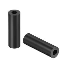 Uxcell náilon redondo espaçador arruela 3.2mm id 7mm od 10mm altura para m3 parafusos preto 300 pçs 2024 - compre barato