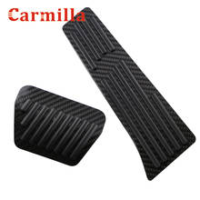 Carmilla capa para pedal de freio e combustível, de fibra de carbono, para bmw 1 2 3 4 séries m3 m4 e87 e90 f20 f21 f30 f32 f36 f80 f82 at 2024 - compre barato