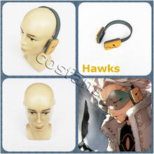 My Hero Academia Hawks No.2 Boku no Hero Academia Hawks auriculares gafas accesorios Anime Halloween Cosplay accesorios hechos a mano 2024 - compra barato
