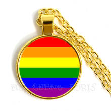 Collar de reloj de bolsillo del orgullo Gay, joyería Lgbt del mismo sexo, Orgullo Gay lésbico con arcoíris, amor, regalo de Victoria, matrimonio del mismo sexo 2024 - compra barato