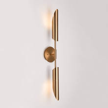Modern Nordic Loft Corridor Luminaire Minimalist Bronze Foyer LED Wall Lights Fixtures Bedroom Bedside Aisle Wall Lamp Sconce 2024 - buy cheap
