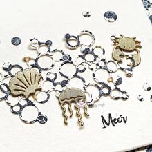 Mmao Crafts Metal Steel Cutting Dies New Jellyfish crab shell Stencil For DIY Scrapbooking Paper/photo Cards Embossing Dies 2024 - buy cheap