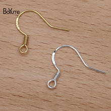 BoYuTe (200 Pieces/Lot) S925 Carved Metal Brass Ear Hook Earring Hooks Diy Handmade Jewelry Accessories Parts Wholesale 2024 - buy cheap