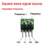 Frequência ajustável 0.01hz-255khz dc 2.4v-5.5v 5v do módulo quadrado da fonte do sinal da onda 2024 - compre barato