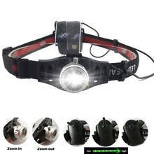 Mini Headlight Q5 LED Headlamp Zoomable High Bright Lamp For Hiking Fishing Frontale Flashlight Focus Lantern Use AAA Battery 2024 - buy cheap