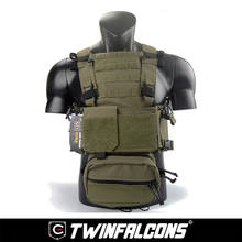 Parpadeante TwinFalcons táctico Airsoft MFC 2,0 S, aparejo de pecho ligero, perfil bajo, TW-CR004S 2024 - compra barato