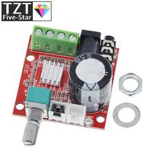 TZT-placa amplificadora de Audio estéreo, dispositivo Mini Hi-Fi PAM8610 de 12V, 2x10W, doble canal, Clase D, precio más bajo 2024 - compra barato
