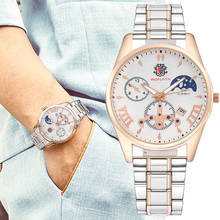 Men's Watches Top Luxury Brand Fashion Quartz Men calendar Watch Waterproof  Men Stainless Steel Wristwatch Relogio Masculino 2024 - buy cheap