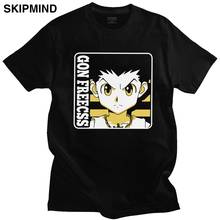 Anime Hunter X Hunter T-Shirt Men 100% Cotton Gon Freecss Tee Top Round Collar Short Sleeve Printed Tshirt Merch Manga Fans Gift 2024 - buy cheap