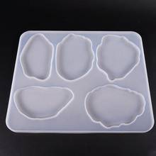 Large Table Decoration Mold Coaster Set Multi-standard Cup Mat Silicone Molds DIY Crystal Epoxy UV Glue Mold Dried Flower Resin 2024 - buy cheap