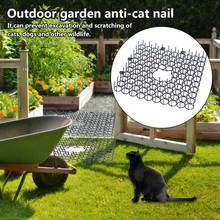 Green Gardening Plastic Anti-cat Thorn Black PP Cat Thorn Cat Dog Mosquito Repellent Plastic Nail Cats And Dogs Repellent Mat 2024 - buy cheap