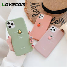 3D Candy Color Avocado Letter Soft TPU Phone Case For iPhone 13 11 12 Pro Max XS Max XR X  Case For iPhone 7 8 Plus Cover Fundas 2024 - buy cheap