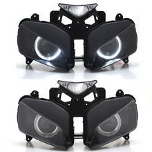 Motorcycle Front Head Lamp Projector Headlight Assembly White angel Eyes For Honda CBR 1000 RR CBR1000RR 2004 2005 2006 2007 2024 - buy cheap