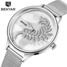 BENYAR Luxury Magnet Buckle Quartz Watches For Women Simple Rose Gold Desgin Creative Bracelet Dress Ladies Watch 2024 - buy cheap