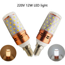 Bombilla LED de mazorca de maíz para iluminación del hogar, foco alto brillante E27 E14, 12W, 16W, 220V, SMD2835, Blanco cálido/blanco frío 2024 - compra barato
