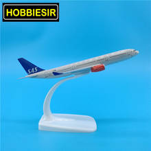 16CM 1:400 landing gear Aircraft Airbus A330-300 model SAS Scandianavian airlines Alloy airplane Gift W Stand base diecast plane 2024 - buy cheap