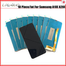 Оригинальный ЖК-дисплей 10 шт./лот для Samsung Galaxy A20E A202F A202 LCD A10E A102 A102F, дисплей с сенсорным экраном и дигитайзером в сборе 2024 - купить недорого