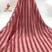 Tela de encaje bordada con cuentas Rojas, bordado de secuencia nupcial elegante, francés, africano, nigeriano, último diseño, estilo de gama alta 2024 - compra barato
