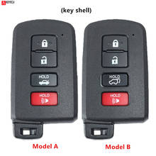 Keyecu Smart Remote Key Shell Case Fob 3+1/4 Button for 2013 2014 2015 2016-2018 2019Toyota RAV4 Highlander Camry Avalon Corolla 2024 - buy cheap