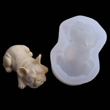 3d French Bulldog Silicone Mold For Making Soap Mold Diy Handmade Soap Form Tray Mould Chocolate Candy Cake Decorating 2024 - buy cheap