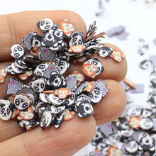 200/50g  4*6MM Cartoon Animal Polymer Clay Slices Kawaii Clay Animal Head Slices Perfect For Nail art And  Charms 2024 - buy cheap