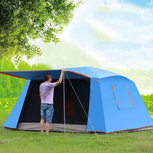 Alltel 5-8 Person Ulterlarge 365*365*210CM High Quality Large Gazebo Sun Shelter Camping Tent Carpas De Camping Beach Tent 2024 - buy cheap