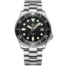 STEELDIVE-Reloj de pulsera de buceo para hombre, de lujo, automático, de cristal de zafiro, NH35, novedad de 1996 2024 - compra barato