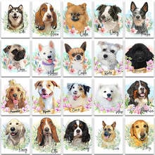 Diamond Painting embroidery mosaic Cross stitch Animal Teddy Dog Puppy Cute Bulldog Schnauzer Husky Kit Samoyed Golden retriever 2024 - buy cheap