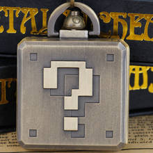 Reloj de bolsillo cuadrado para hombre y mujer, pulsera de cuarzo con diseño de signo de interrogación grande, Steampunk, los mejores regalos 2024 - compra barato