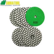 SHDIATOOL 7pcs 4inch #800 Dry Diamond Polishing Pads Very Competitive Dia 100MM Resin Bond Diamond Flexible Polishing Pads 2024 - buy cheap