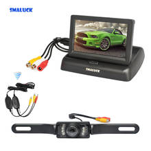 SMALUCK Wireless 4.3" Car Reversing Camera Kit Back Up Car Monitor LCD Display HD Car Rear View Camera Parking System 2024 - buy cheap