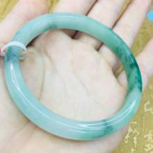 Send A certificate natural Jadeite bracelets Carved ice green 54-61mm female princess jade bracelet Jewelry gifts 2024 - buy cheap