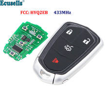 3+1 / 4 Buttons Smart Remote Key Remote Key Fob 433MHz for Cadillac XTS CTS CT6 ATS 2017-2018 FCC: HYQ2EB 2024 - buy cheap